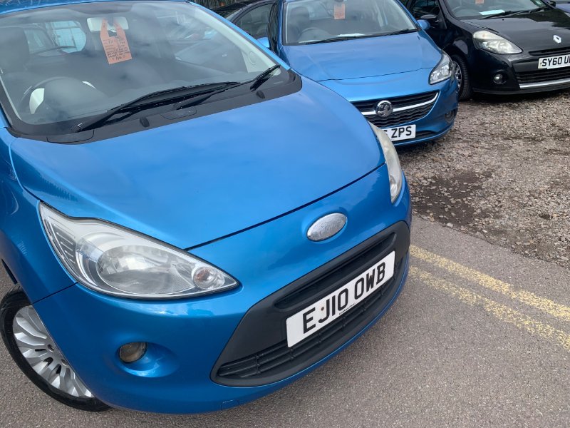 Blue Ford Ka 1.2 Zetec Hatchback 3dr Petrol Manual Euro 4 69 ps